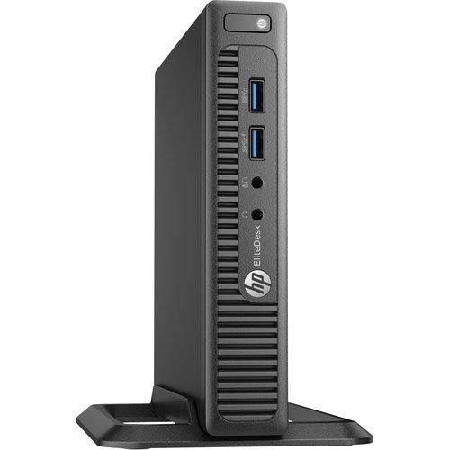 HP HP EliteDesk 705 G3 Mini Desktop, 8 GB RAM, 256 GB SSD, AMD Radeon R7, Black (Y4E54UT#ABA)