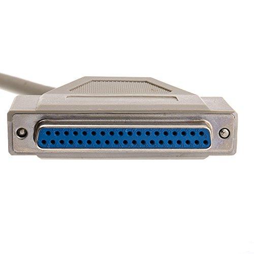 CableWholesale Serial Extension Cable, DB37 Male to DB37 Female, Ul Rated, 37 Conductor, 1: 3 Foot