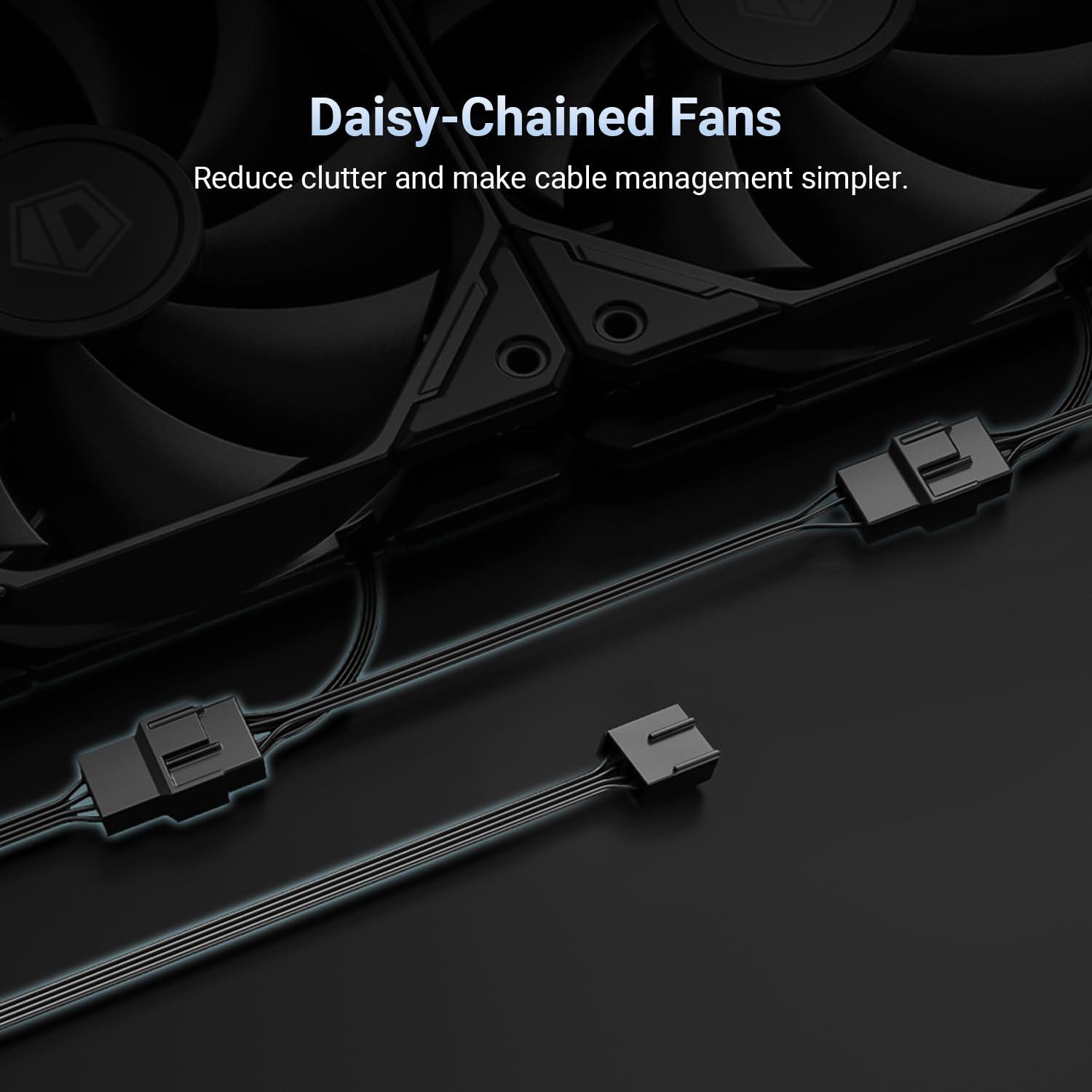 ID-COOLING ID-COOLING FX360 PRO Liquid CPU Cooler for Desktop - 360mm AIO Cooler, 3 x 120mm High-efficient Fans, Special CD Pattern Pump Header, Intel & AMD Compatible