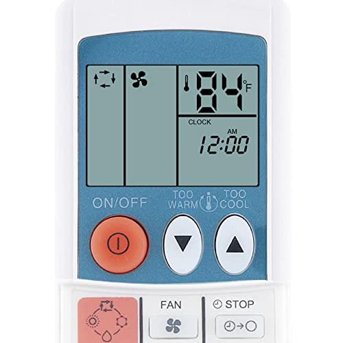 YING RAY Replacement for Mitsubishi AC Air Conditioner Remote Control NTXWST06A112AA NTYWST09A112AA NTXWST06A112AB NTYWST09A112AB NTXWST09A112AA NTYWST12A112AA NTXWST09A112AB NTYWST12A112AB NTXWST12A112AA