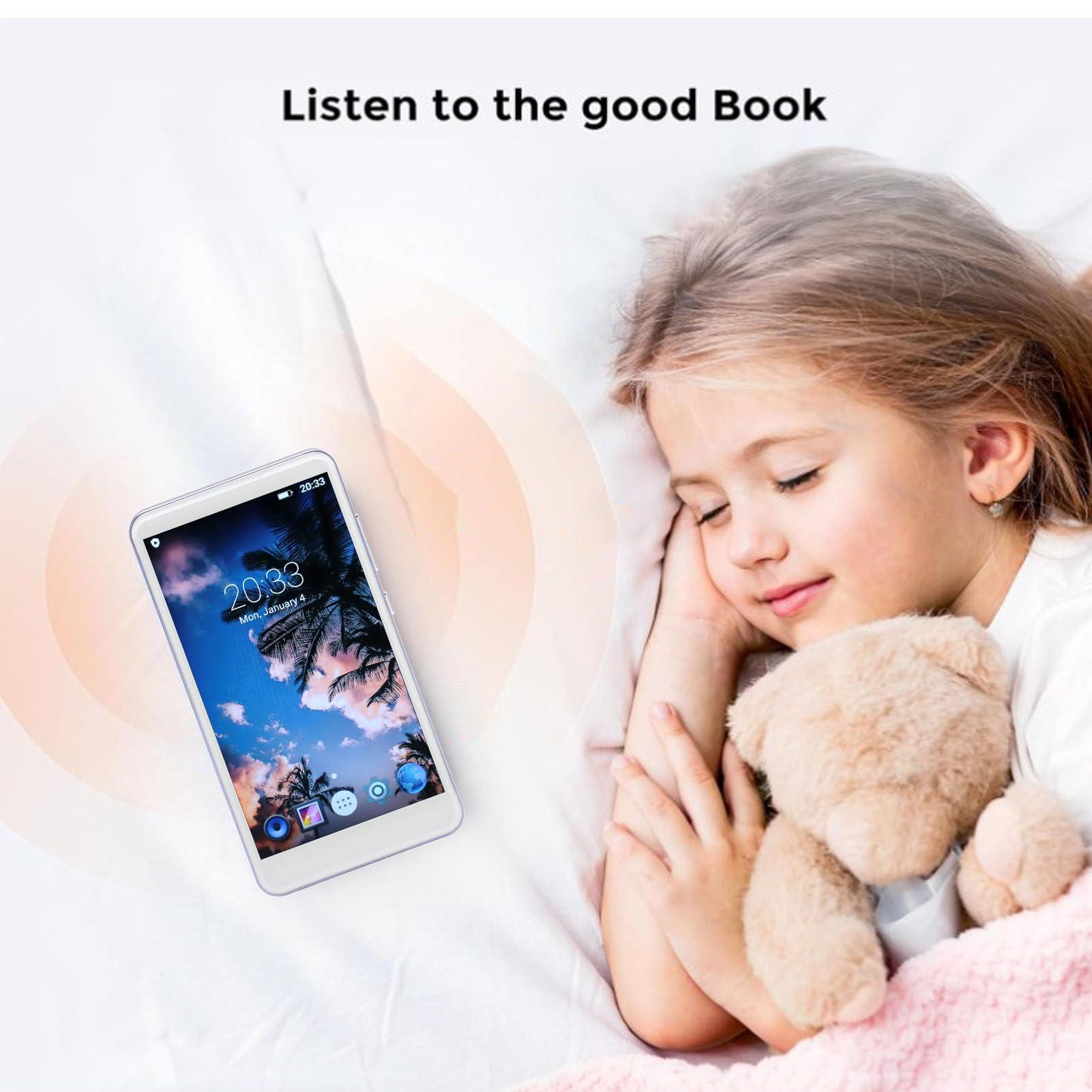 LAISANIM LAISANIM 8GB Mp3 Mp4 Player with Bluetooth and, 5.0" IPS Touchscreen Mp3 Music Players with FM Radio for Kids,Support Up to 256GB TF Card(not Included) ()