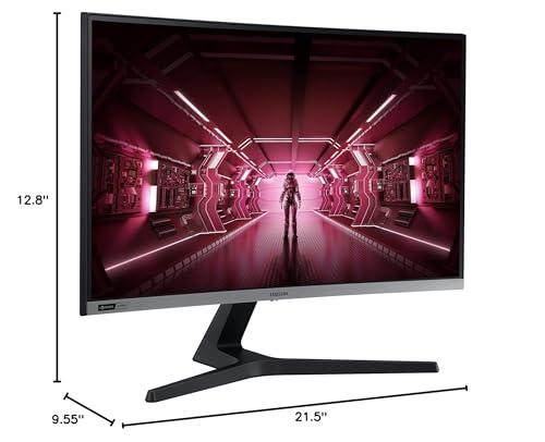 SAMSUNG SAMSUNG 24" FHD 1080p CRG5 Curved Gaming Monitor, 144Hz, 4ms, Exclusive Gamer Settings, AMD Radeon FreeSync, Eye Saver Mode, 3000:1 Contrast Ratio, Black