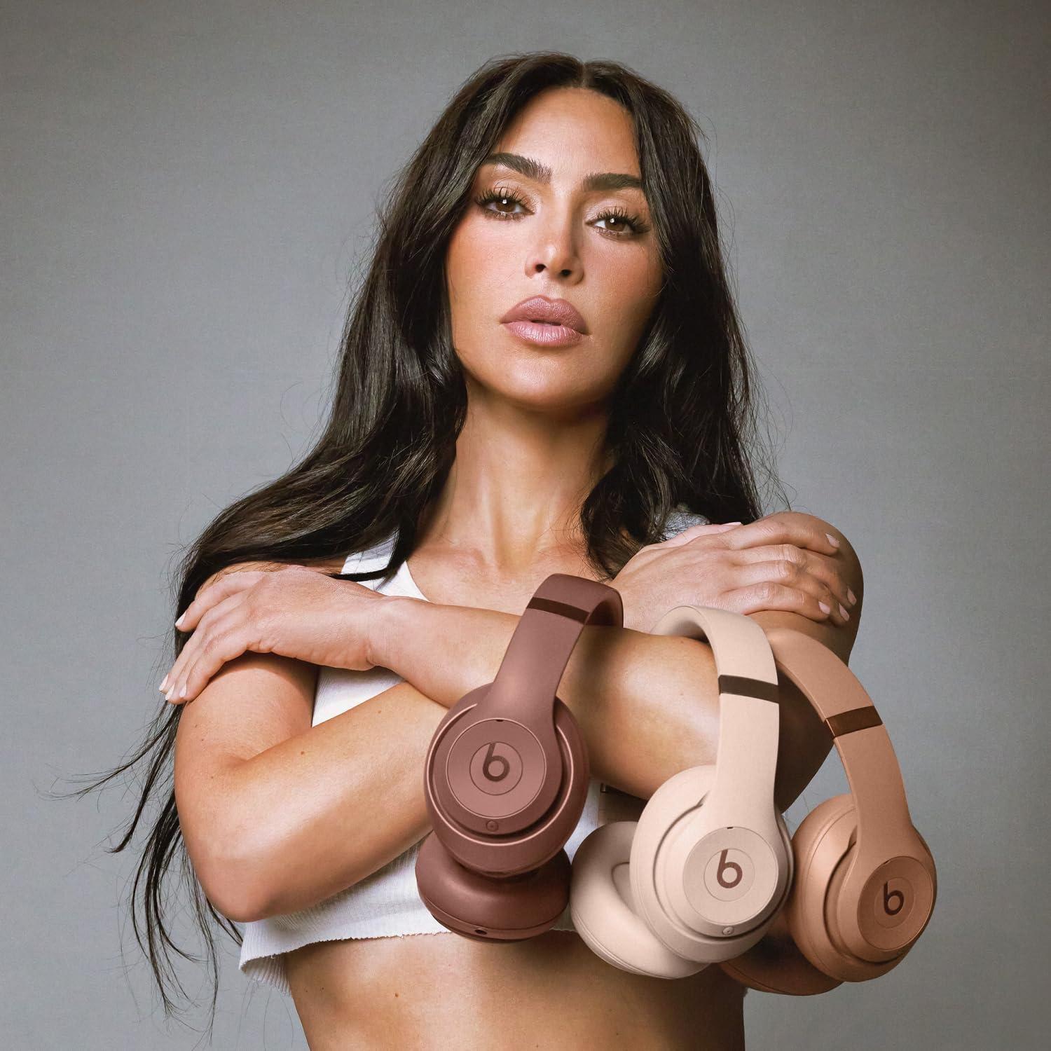 Beats Beats Studio Pro x Kim Kardashian Bluetooth Noise Cancelling Headphones,Personalized Spatial Audio, USB-C Lossless Audio, Apple & Android Compatibility, Up to 40 Hours Battery Life - Dune