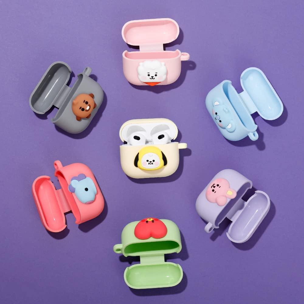 BT21 BT21 Case for AirPods 3, Pastel Silicon with Wireless Charging [Official Merchandise] [7FLAVORS] (KOYA)