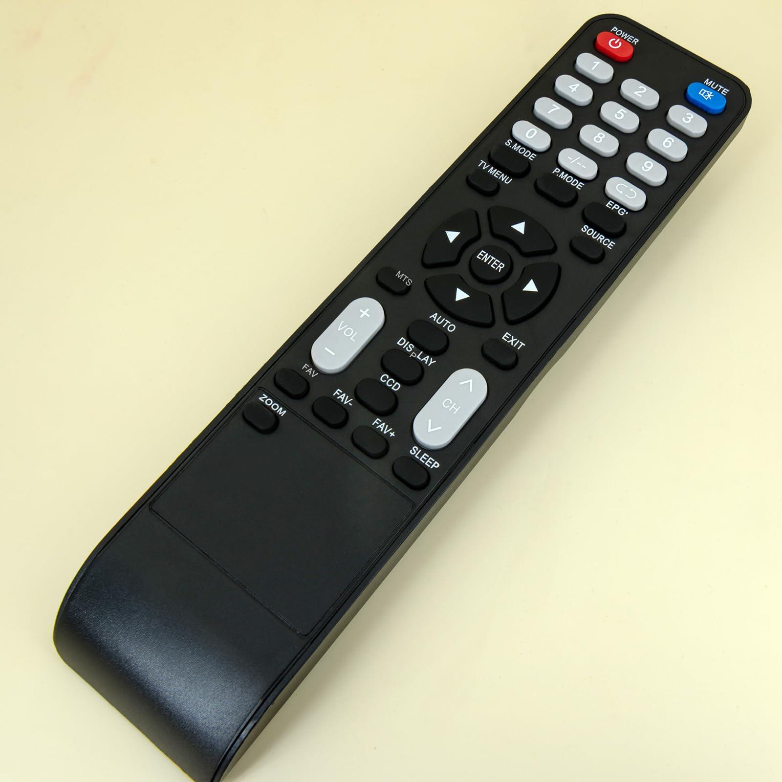 XINJISHIMIN Replacement Remote Control for Pyle PTVDLED22 PTVLED23 PTVDLED24 PTVLED32 PTVDLED33 PTVLED50 LCD LED HDTV TV Player
