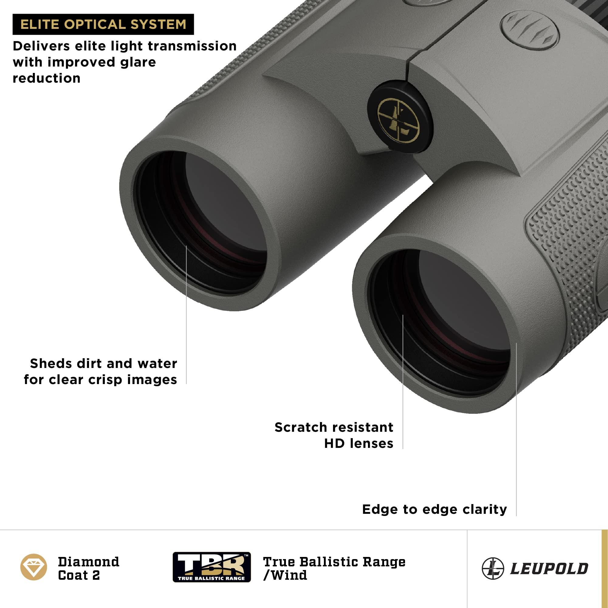 Leupold Leupold BX-4 Range HD TBR/W 10x42mm Range-Finding Binocular Shadow Gray (182883)
