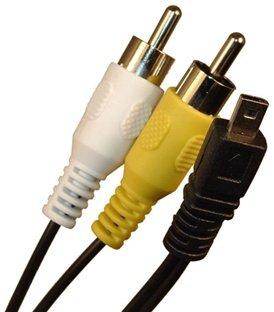 MPF Products MPF Products A/V Audio/Video RCA Cable Cord Lead Replacement Compatible with Select Olympus Digital Cameras (Compatible Models Listed in The Description Below)