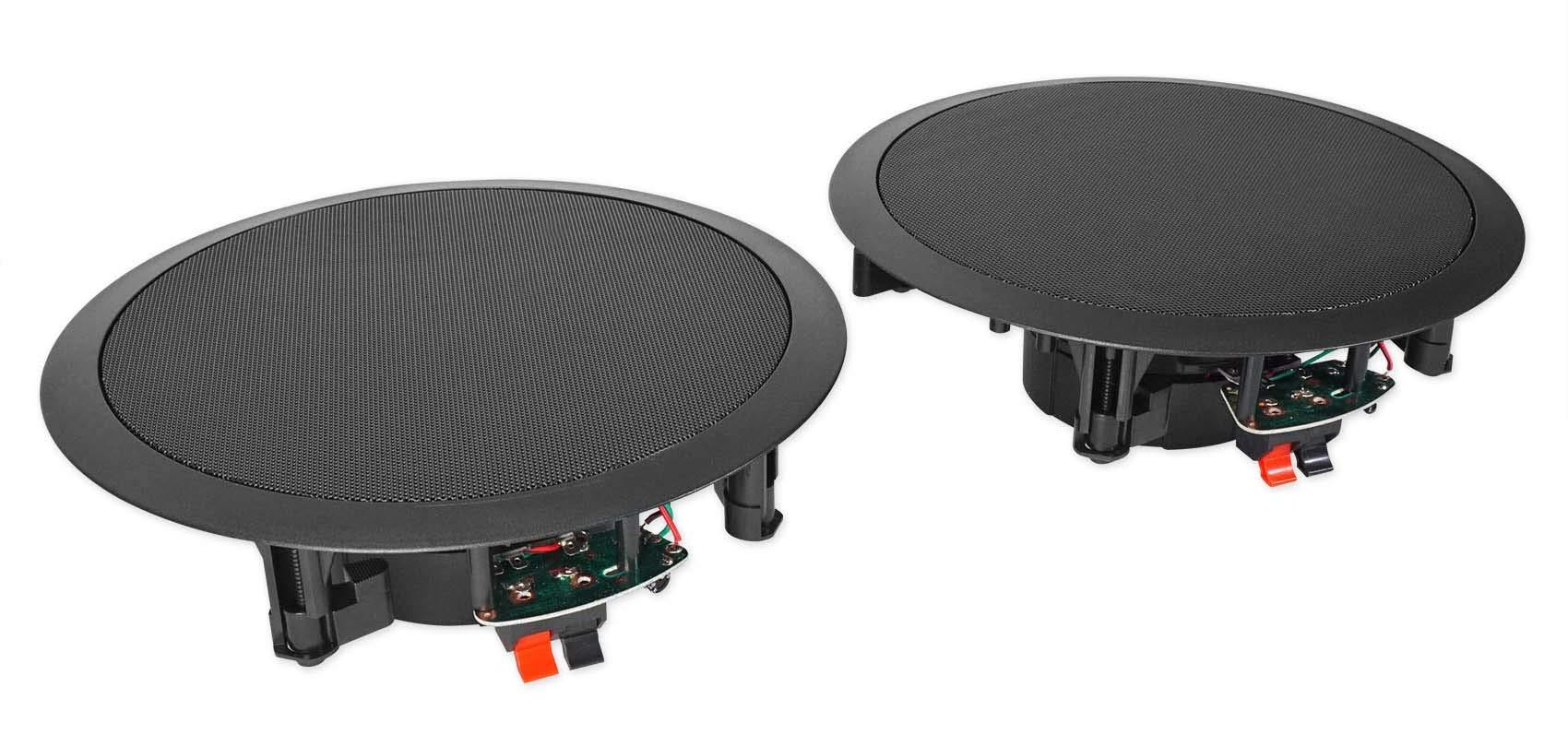 Rockville Rockville (8) HC85 Black 8" 700 Watt in-Ceiling Home Theater Speakers 8-Ohm