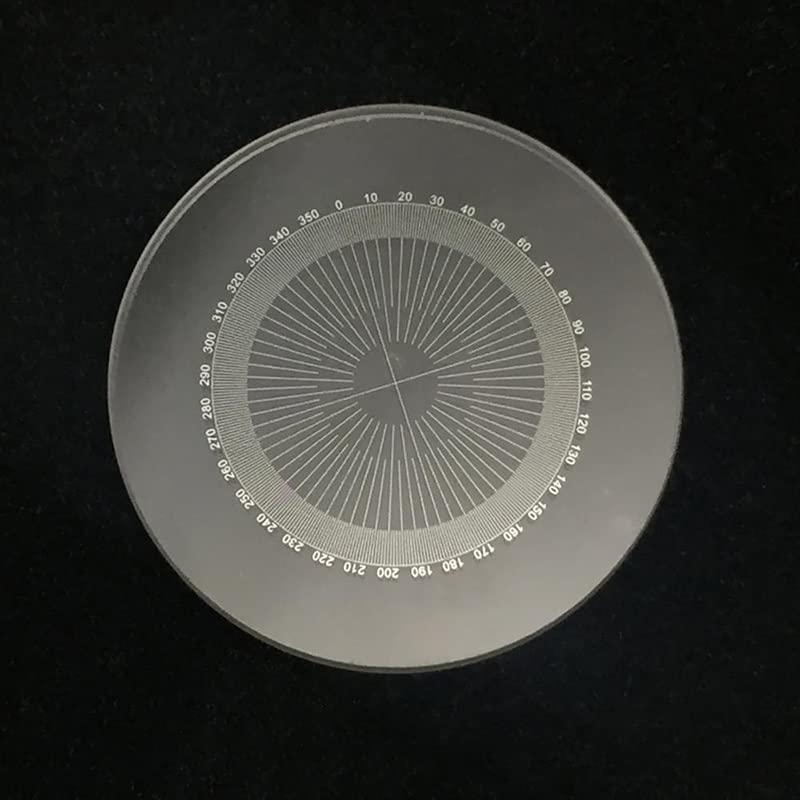 RADHAX RADHAX Microscope Kit Reticle Eyepiece Micrometer 360 Degree Angle Diameter 20.4 Mm for Biological Microscope Microscope Lens Adapters