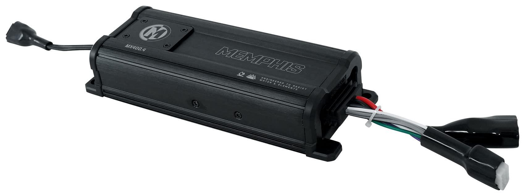 Memphis Memphis Audio MX400.4 400w RMS 4 Channel Powersports UTV ATV Amplifier IP66 Amp