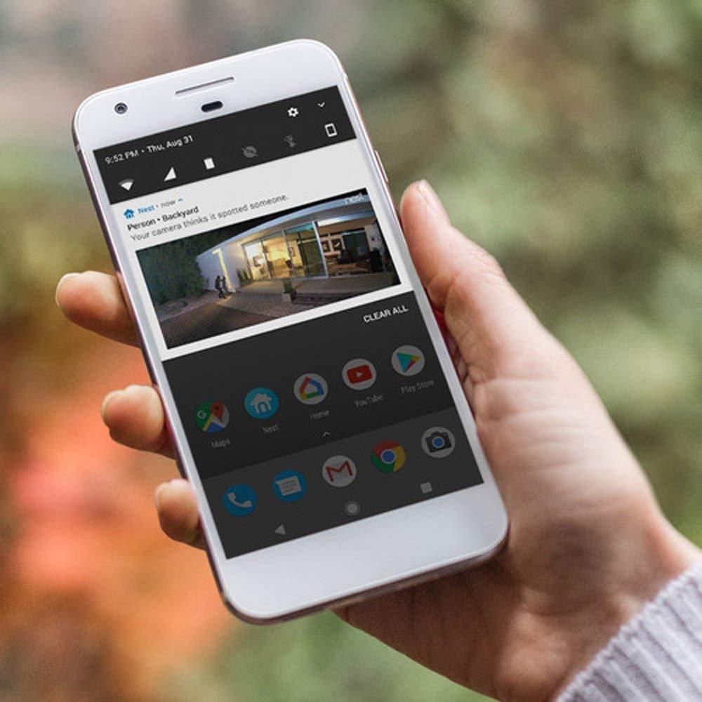 Nest Google - Nest Cam IQ Outdoor Security Camera, NC4100 - White (Renewed)