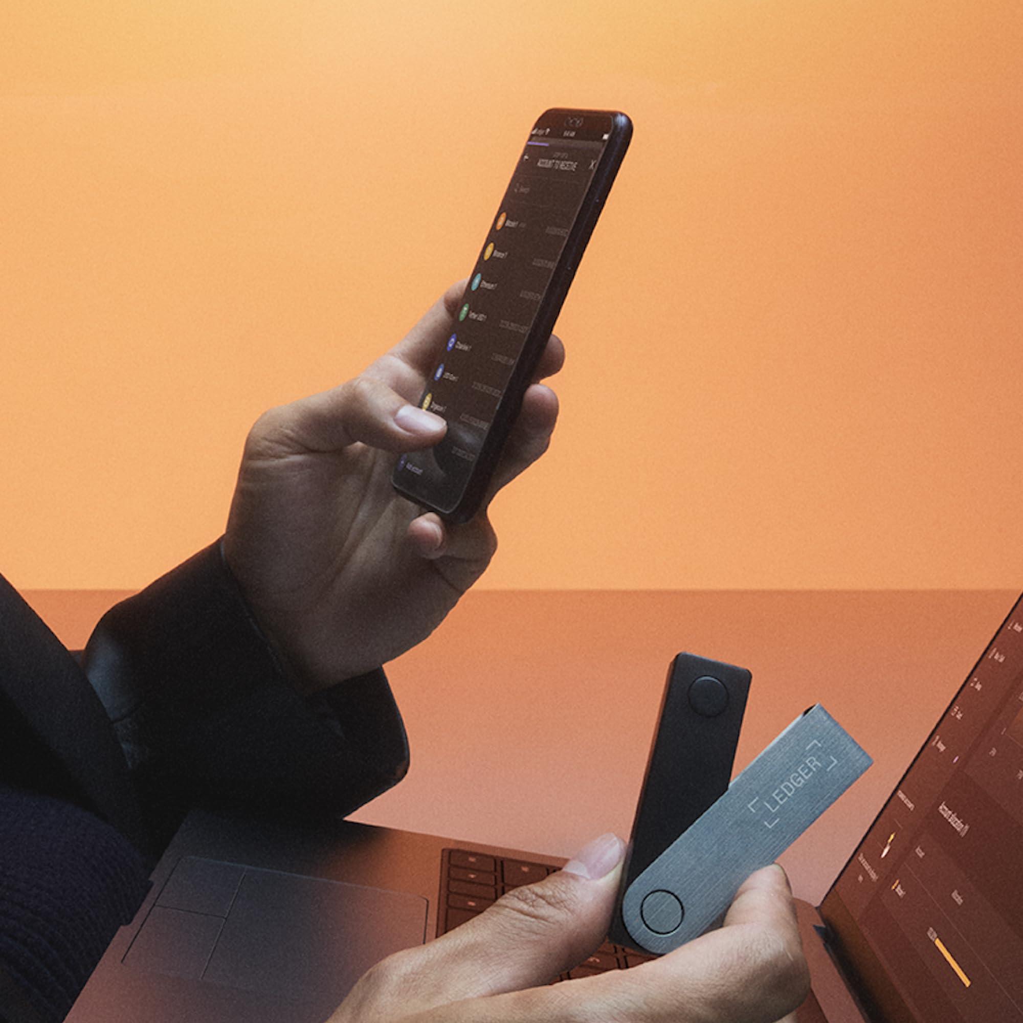 Ledger Ledger Nano X - Secure and Manage Your Crypto & NFTs on-The-go with Our Bluetooth-Enabled Hardware Wallet (Sapphire Blue)