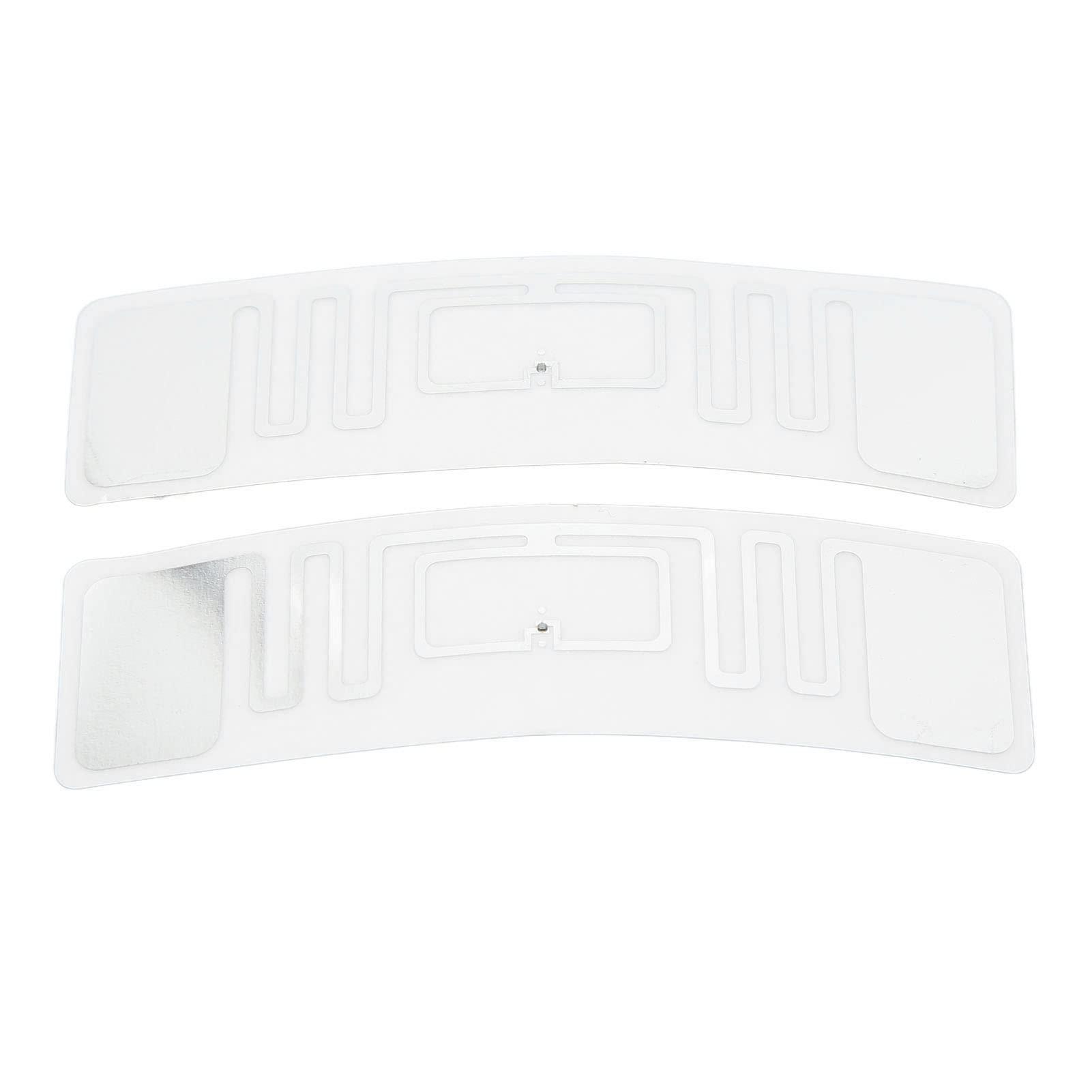 Cyrank 100PCS UHF RFID Tag, 73x20mm RFID Stickers 860-960MHz Adhesive Inlay Markable Lable for Windshield, Tracking Window and Asset Inventory