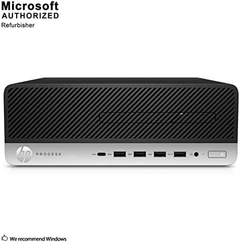 HP HP Business Desktop ProDesk 600 G3 SFF Desktop Computer, Intel Core i5-6500 3.2GHz (up to 3.6GHz), 16GB DDR4 RAM, 256GB SSD, No DVD, RGB Keyboard and Mouse, Windows 10 Professional (Renewed)