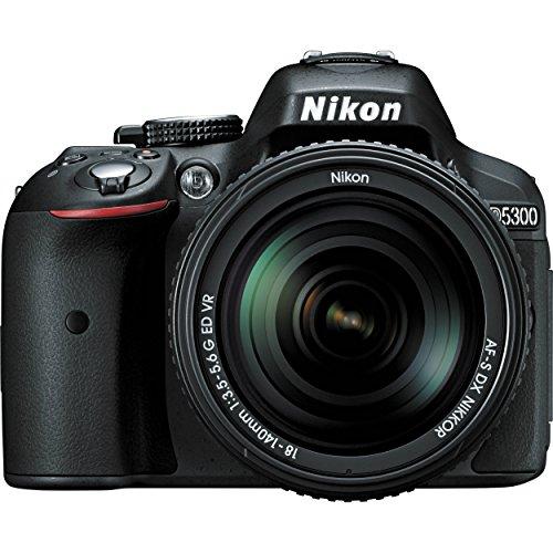 Nikon Nikon D5300 24.2 MP CMOS Digital SLR Camera with 18-140mm f/3.5-5.6G ED VR Auto Focus-S DX NIKKOR Zoom Lens (Black)