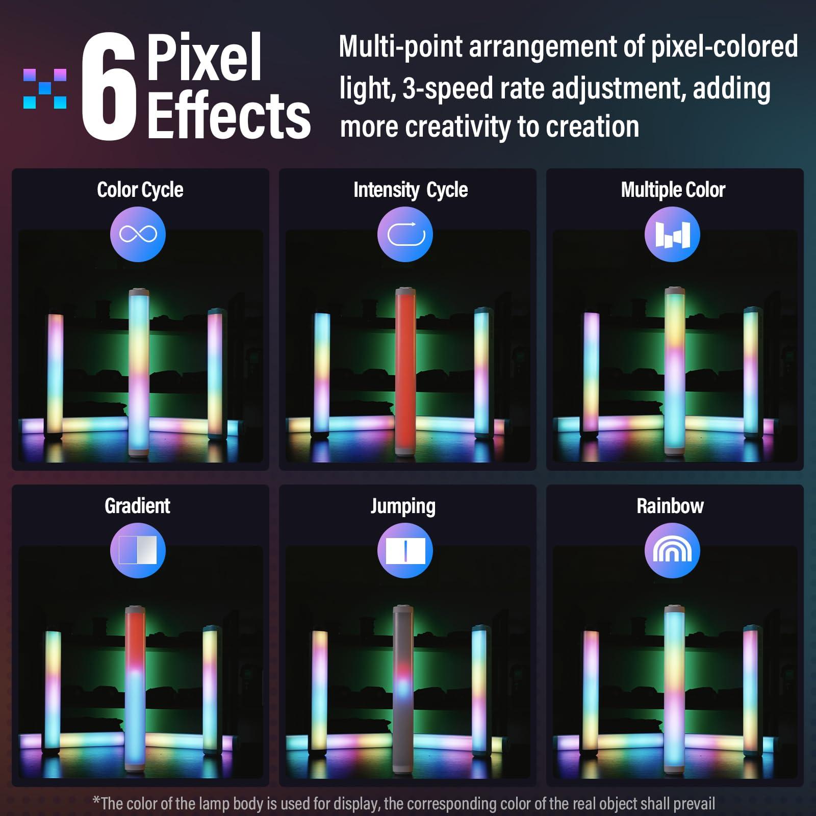 Sirui SIRUI 30W RGB LED Video Light Stick, T30 Tube Light, 2500K~7000K, 2580 lux/0.5m, TLCI 98, CRI 96, 6 Pixel Effects, 13 Light Effects, Full-Color LED Light, Reverse Charging, Magnetic Light, Teal