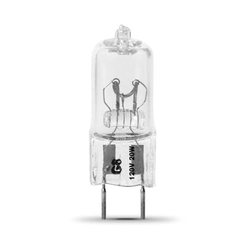 Feit Electric Feit Electric 20-Watt Xenon Halogen Light Bulb, Dimmable, 3000K Bright White, G8 Bi-Pin Base, 170 Lumens, 90+ CRI, Cool & Long-Lasting for Under Cabinet, Accent, Display, & Task Lighting, 3-Pack