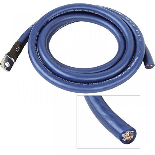 NVX NVX True Spec 1/0 Gauge 100% OFC Wire Big 3 Amp Wiring Update Kit for Car Audio Systems up to 350 Amps [XBG3PK]