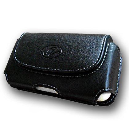 NEM Premium Horizontal Leather Pouch Case with Belt Clip for Samsung Convoy 2 II Two SCH-U660