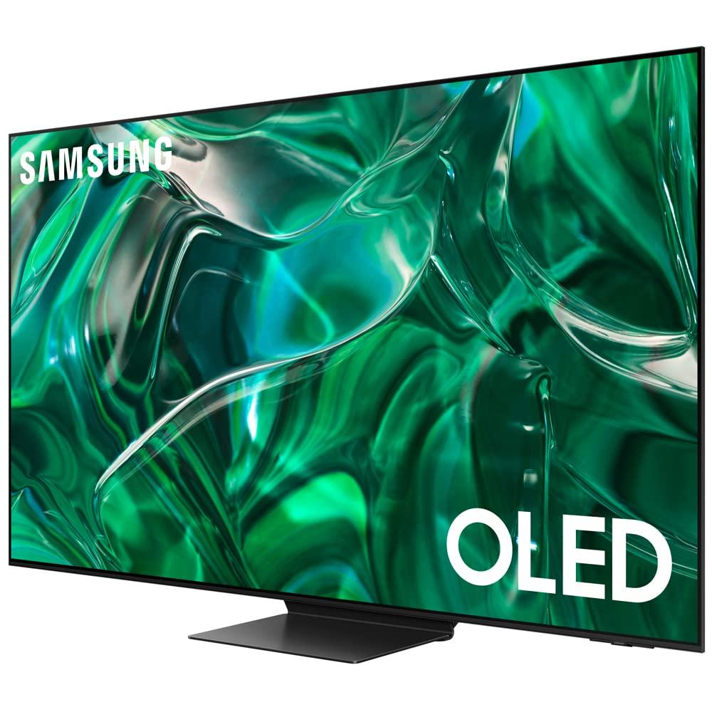 SAMSUNG SAMSUNG QN55S95CAFXZA 55 inch HDR Quantum Dot OLED Smart TV 2023 (Renewed) Bundle with 2 YR CPS Enhanced Protection Pack