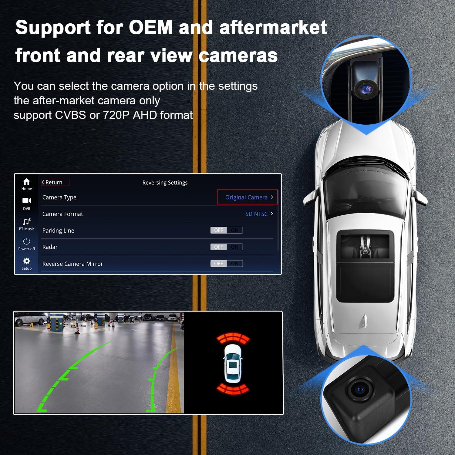 PEMP PEMP 8.8" Linux Screen for BMW E60 E90 CCC Wired and Wireless CarPlay Retrofit Android Auto Display Mirror Link Car Radio Bluetooth Video Player Head Unit (2005-2010)