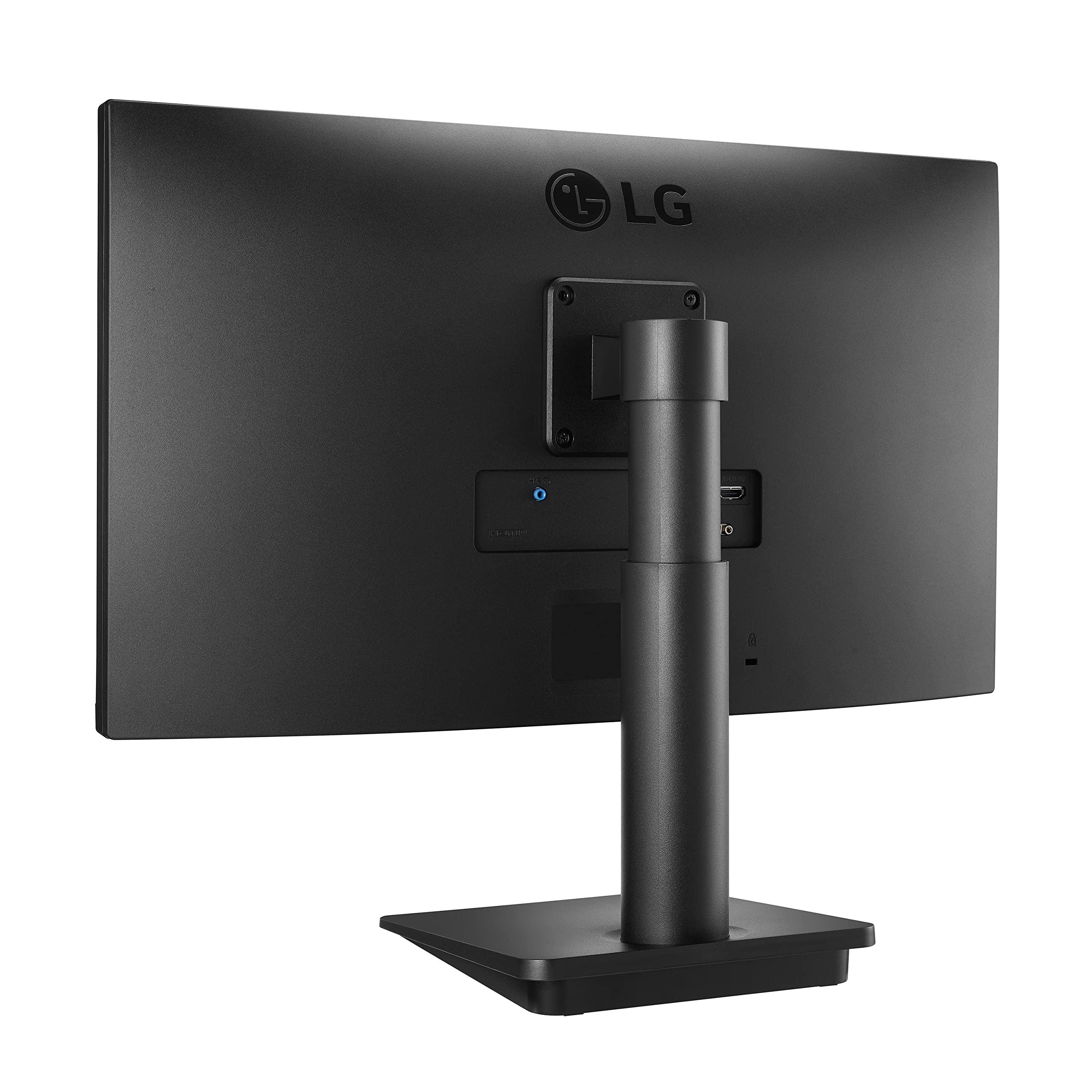 LG LG 24MP450-B Monitor 24" Full HD (1920 x 1080) IPS Display, 3-Side Virtually Borderless Design, AMD FreeSync, 5ms GtG Response Time, Reader Mode, OnScreen Control with Screen Split,Black