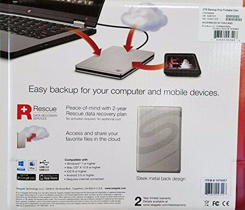Seagate SEAGATE BACKUP PLUS PORTABLE HARD DRIVE USB 3.0 (2TB)