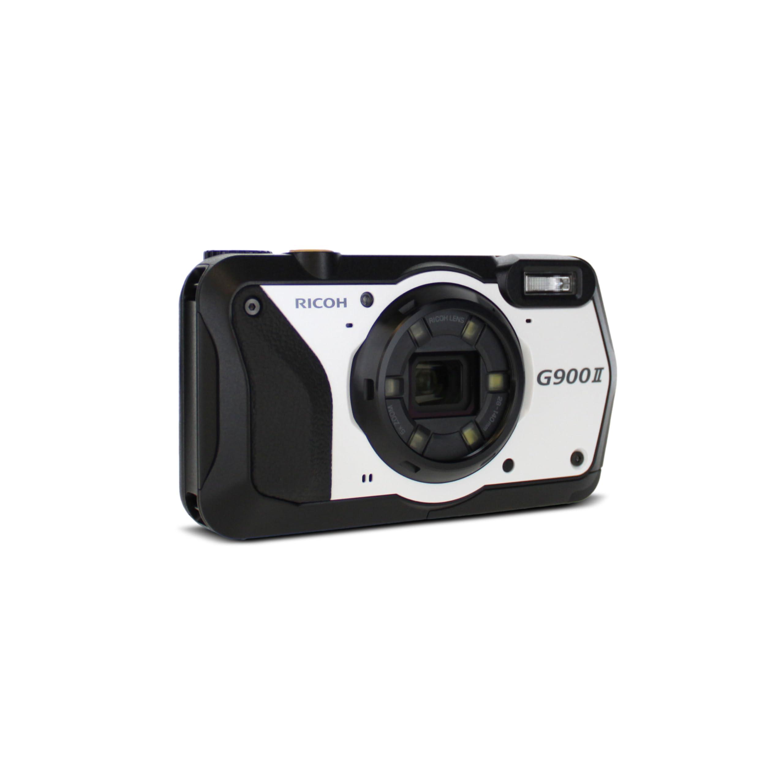 RICOH Ricoh G900 II Digital Camera (01472) Bundle Including: Rechargeable Battery, Battery Charger, 64 GB Memory Card, Card Reader, Card Wallet, Tripod, and More Accessories