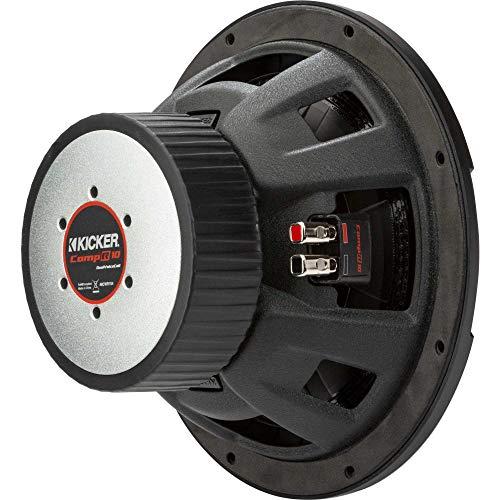 KICKER KICKER 48CWR104 CompR 10" Subwoofer, DVC, 4-ohm - Includes Speaker Wire