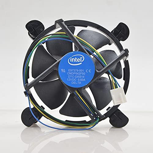 ZSOXPF E97379-001 12v 0.6A for Intel 1155/1150/1156 4-pin 4line Temperature Control CPU Fan