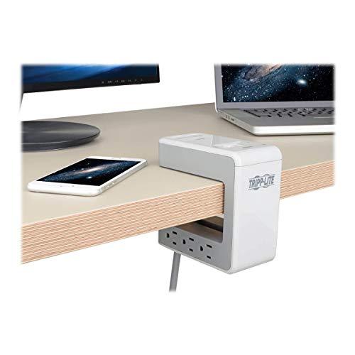 Tripp Lite Tripp Lite Surge Protector Desk Clamp 6-Outlet 2 USB-A; 1 USB-C 8ft Cord