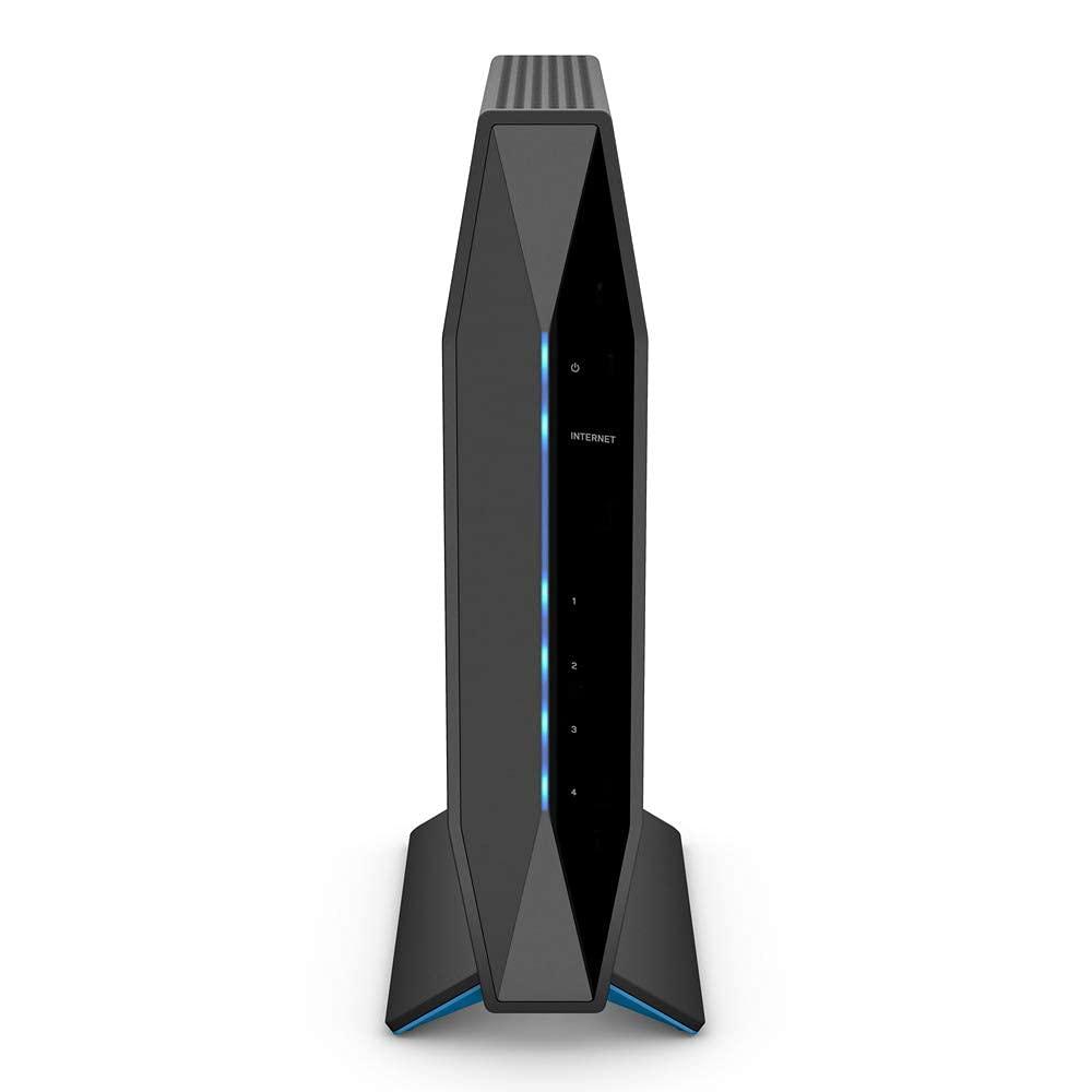 Linksys Linksys AX3200 Wi-Fi 6 Router, Dual Band AX Wireless Gigabit WiFi Router, Fast Speeds up to 3.2 Gbps and Coverage up to 2,500 sq ft, Parental Controls, Maximum 25 Devices (E8450) (Renewed)