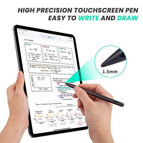 EDIVIA Electronic Stylus Pen for Amazon HD Fire 10/8 Tablet Pencil, Active Digital Capacitive Pen for Amazon Fire HD 10 Tablet, High Precision with Ultra Fine Tip,Good at Drawing and Writing,Black