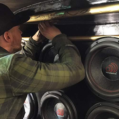 Massive Audio Massive Audio SUMMOXL104-10 Inch Car Audio Subwoofer, High Performance Subwoofer for Cars, Trucks, Jeeps - 10" Subwoofer 1500 Watt RMS, 3000w MAX Dual 4 Ohm, 3 Inch Voice Coil. Sold Individually