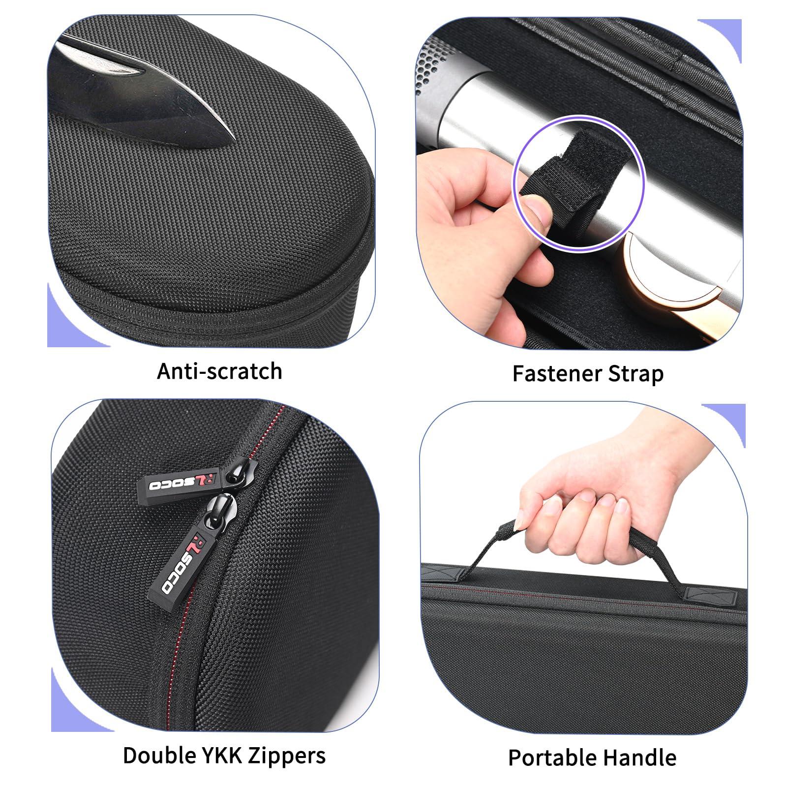 RLSOCO RLSOCO Hard Case for Dyson Airwrap Complete Long/Complete Styler + for Dyson Airstrait/Corrale Hair Straightener (Case Only)