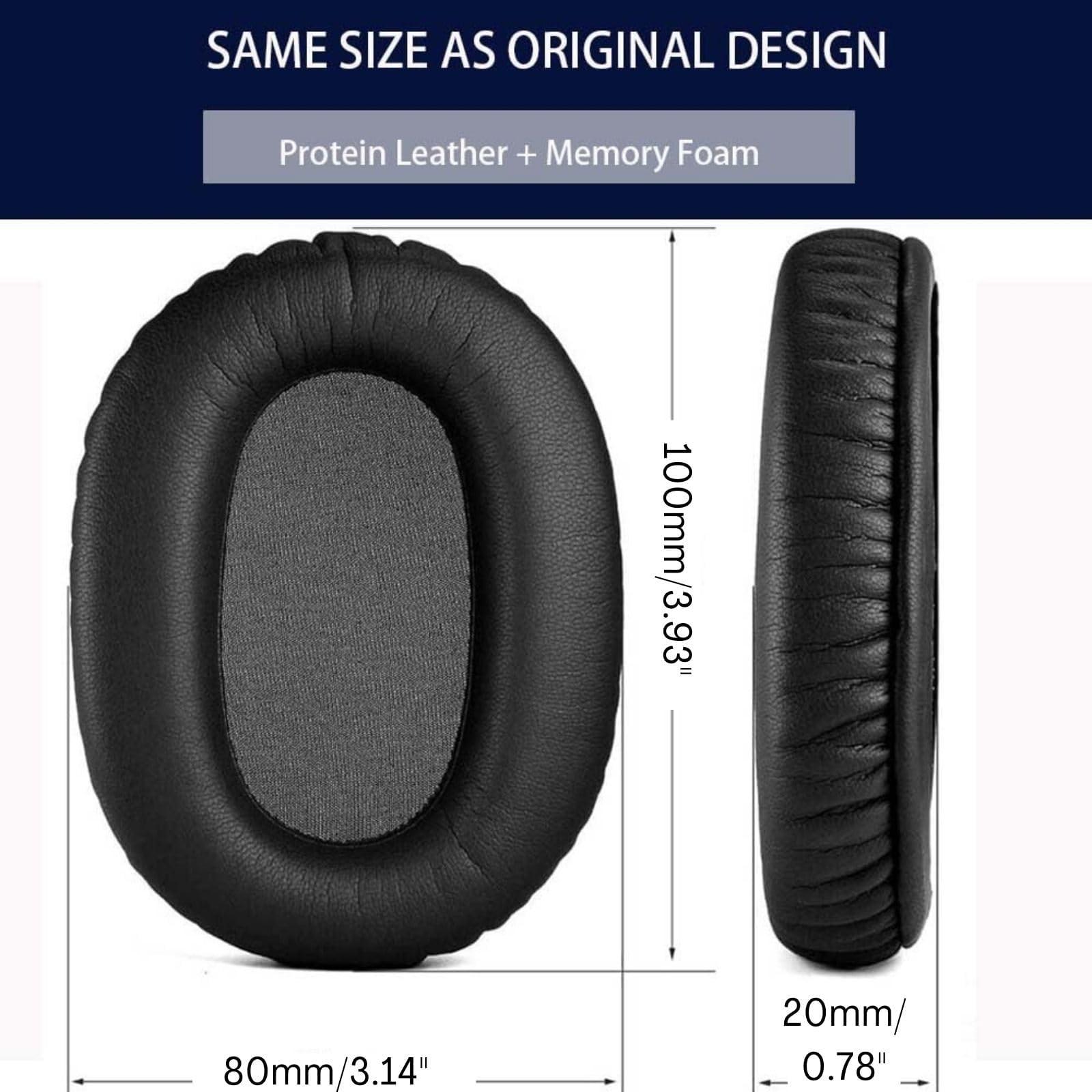 HoneTeek WH-XB900N Earpads, Replacement Ear Pads for Sony WH XB900N Noise Cancelling Headphones, Noise Isolation & Premium Memory Foam, ONLY for Sony XB900N Headphones Soft & Durable (Black)