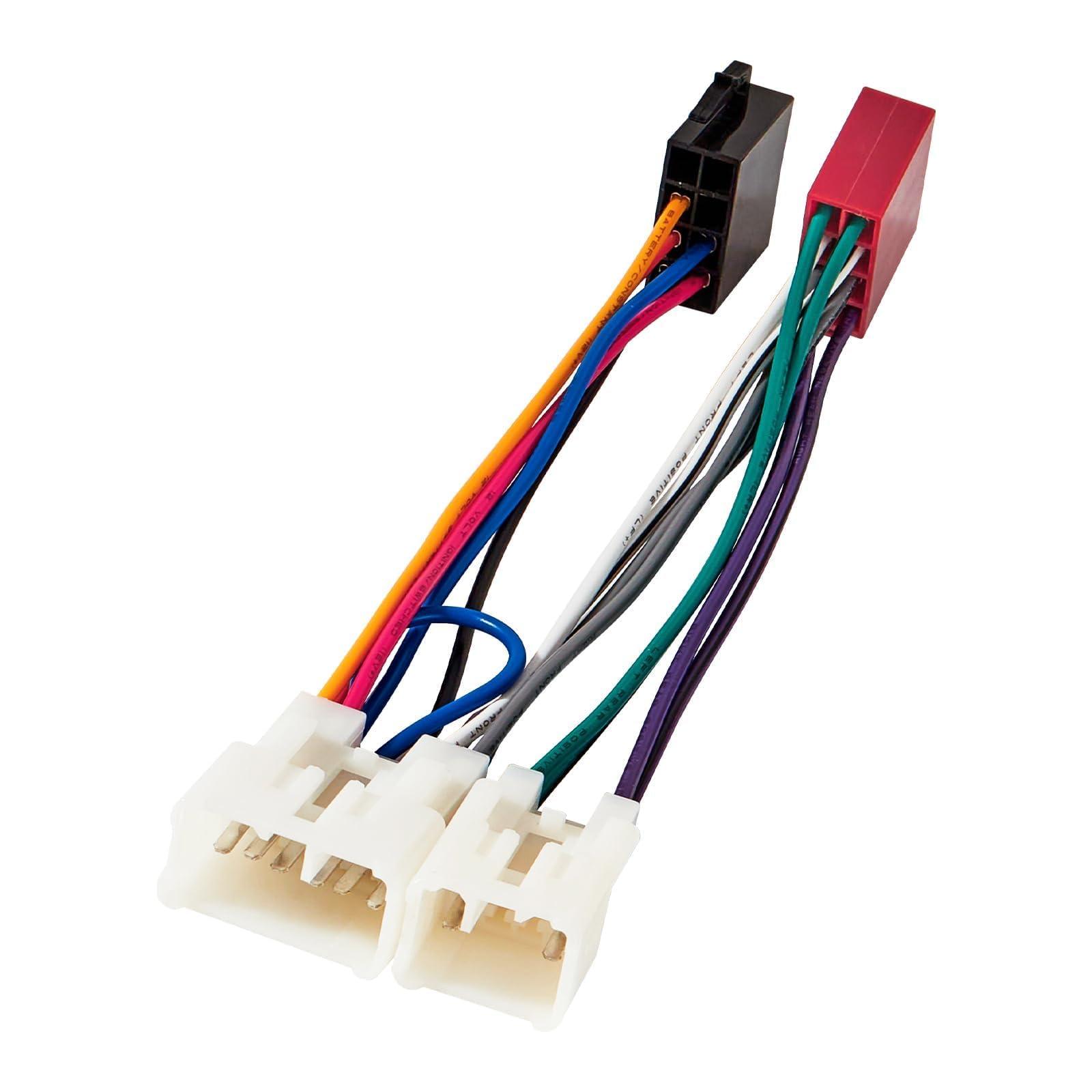 RED WOLF RED WOLF Car Radio ISO Wiring Harness Compatible with Toyota 2005-2020 Tacoma, 1996-2009 RAV4, 2004-2018 Tundra, Subaru 2014-2019 WRX Forester Non JBL System Aftermarket Stereo ISO Wire Cable Plug