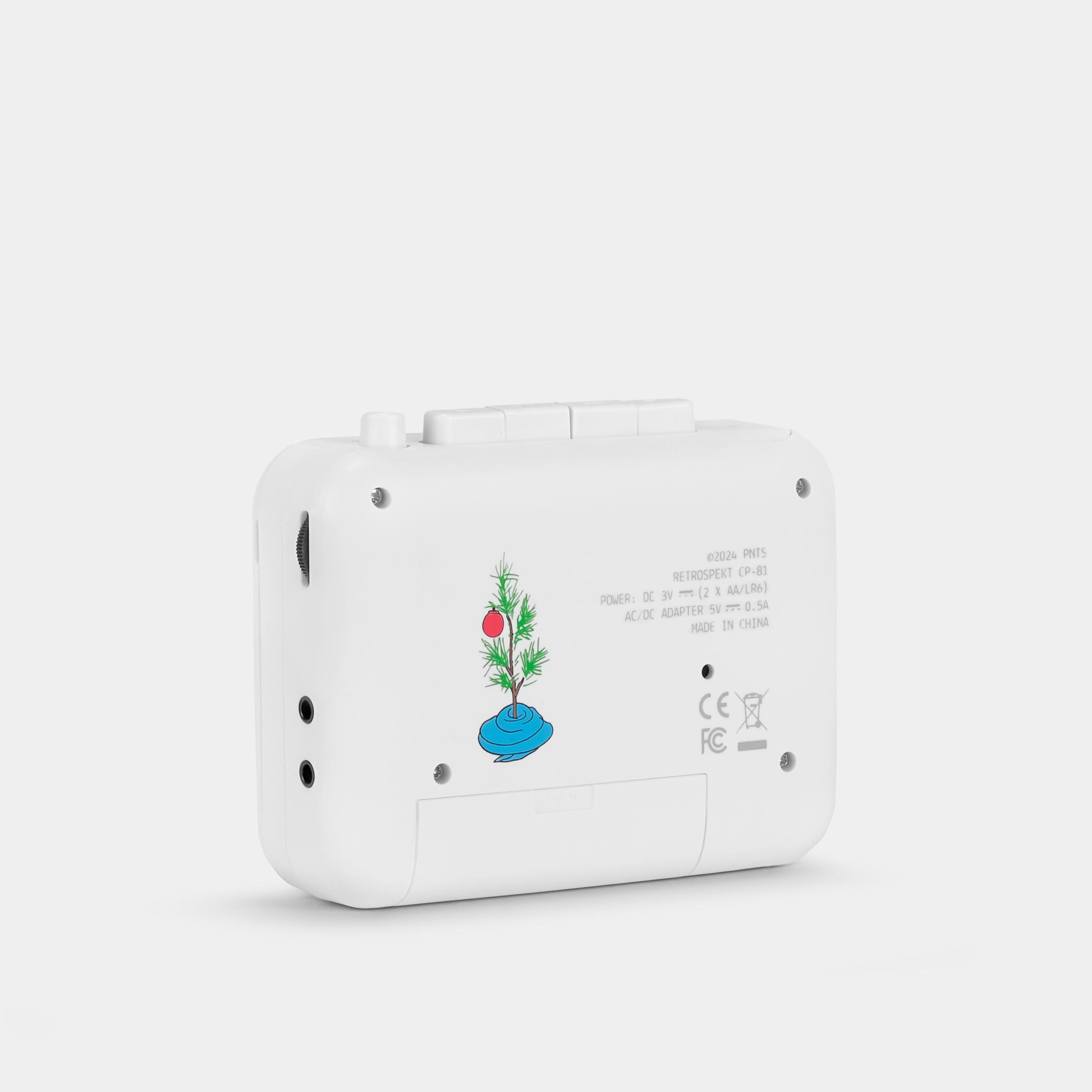 Retrospekt Peanuts A Charlie Brown Christmas CP-81 Portable Cassette Player + Cassette