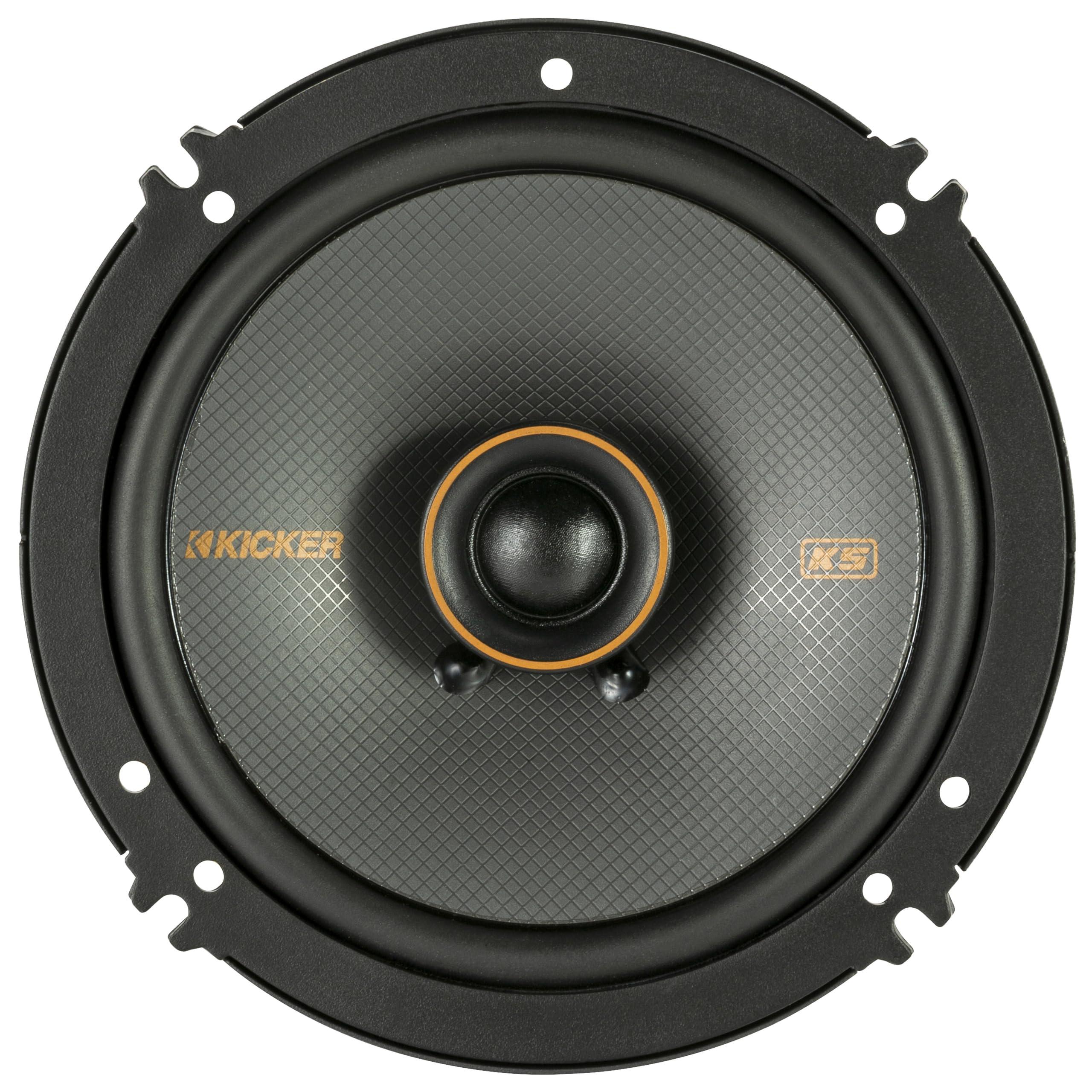 KICKER KICKER 51KSC6504 KS-Series 6.5" Coaxial Speakers with .75" tweeters, 4-Ohm, Pair