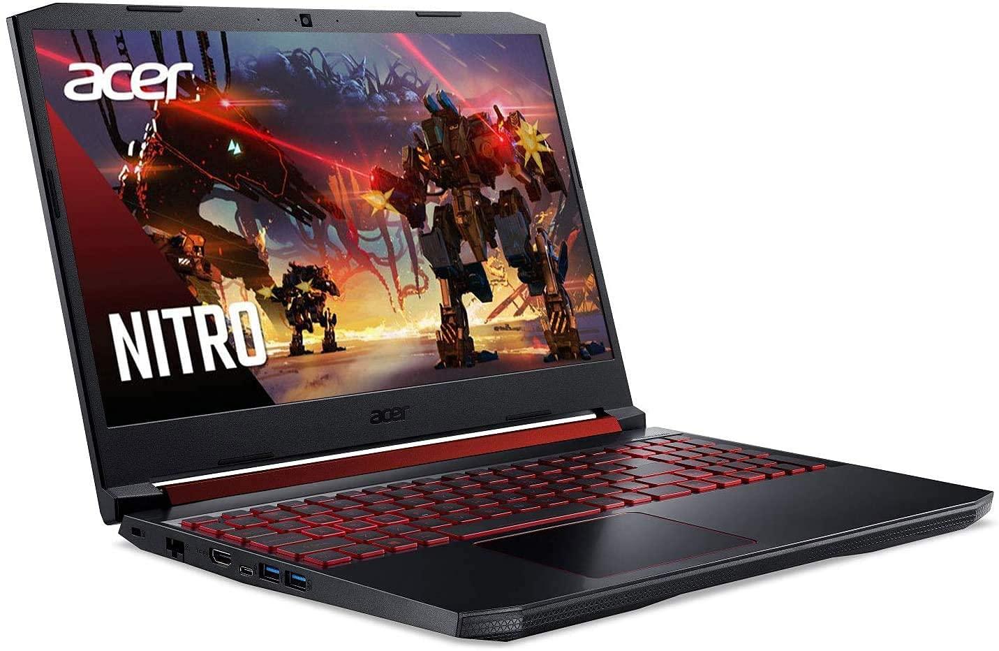 Acer Acer Nitro 5 Gaming Laptop, Core i5-9300H, 15.6" FHD IPS, NVIDIA GeForce GTX 1650, Windows 10 H, WiFi 6, Type-C, Waves MaxxAudio, Cool Boost, Accessories (16GB RAM | 1TB PCIe SSD)
