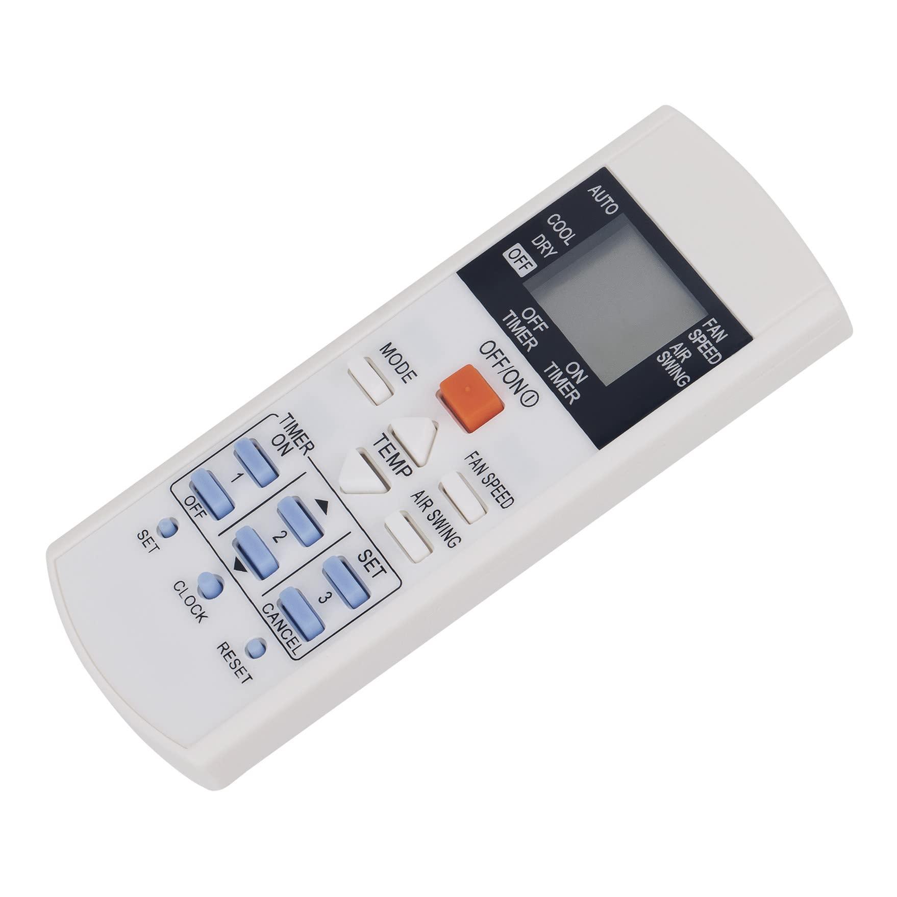 PERFASCIN PERFASCIN A75C3716 Replace Infrared IR Remote Control Fit for Panasonic AC A/C Conditioner A75C3625 A75C3297 A75C2817