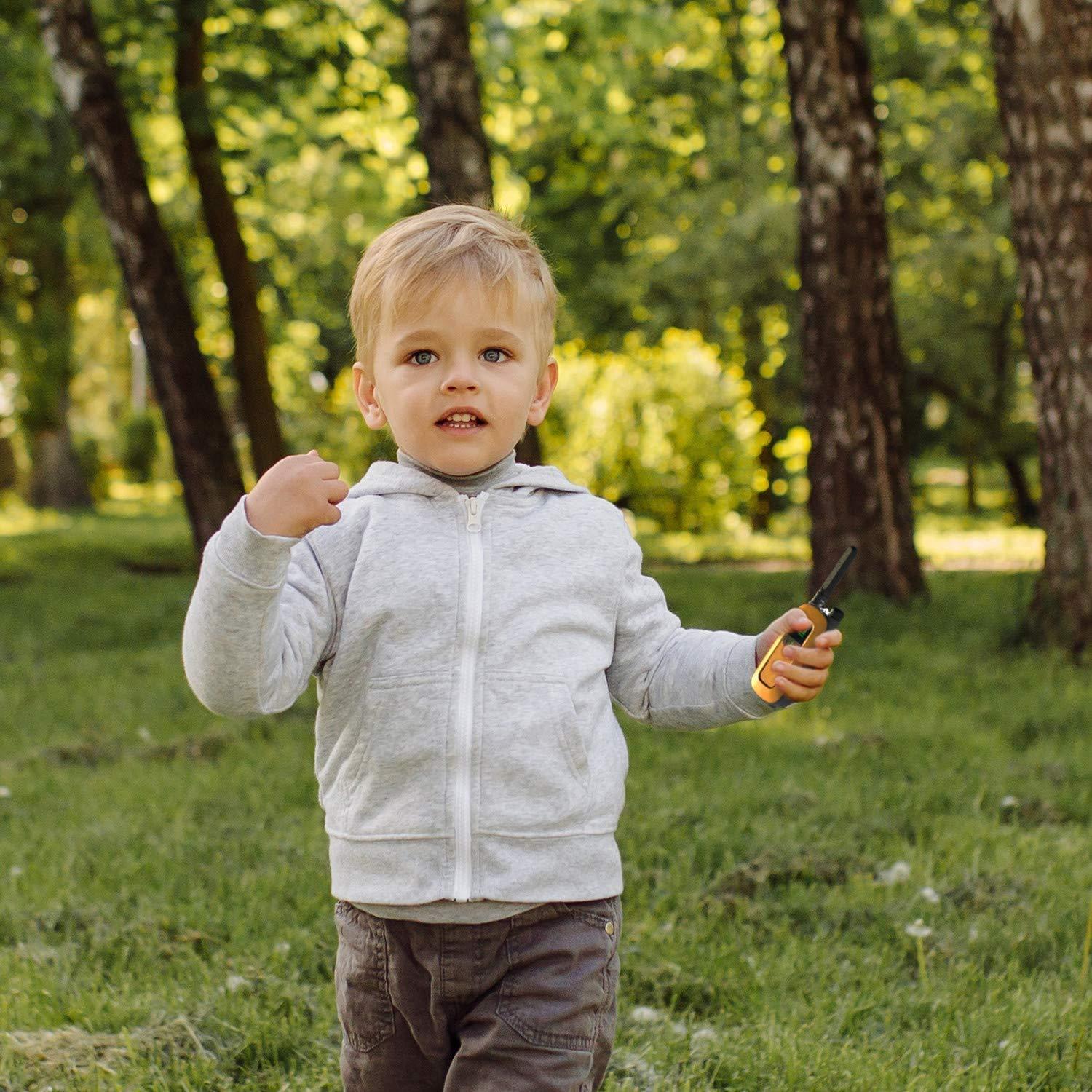 Radioddity [Radioddity] Radioddity FS-T1 & FS-T3 FRS Two-Way Radios, 4 Pack Long Range License-Free Walkie Talkies, NOAA Weather Alert, VOX, USB Rechargeable, 3 Mile Range, Red, Blue, Yellow, Black