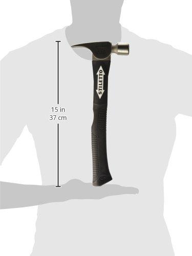 Stiletto Stiletto FH10C-F 10 oz Ti Smooth Face with Curved Poly-Fiberglass Handle, 14 1/2"