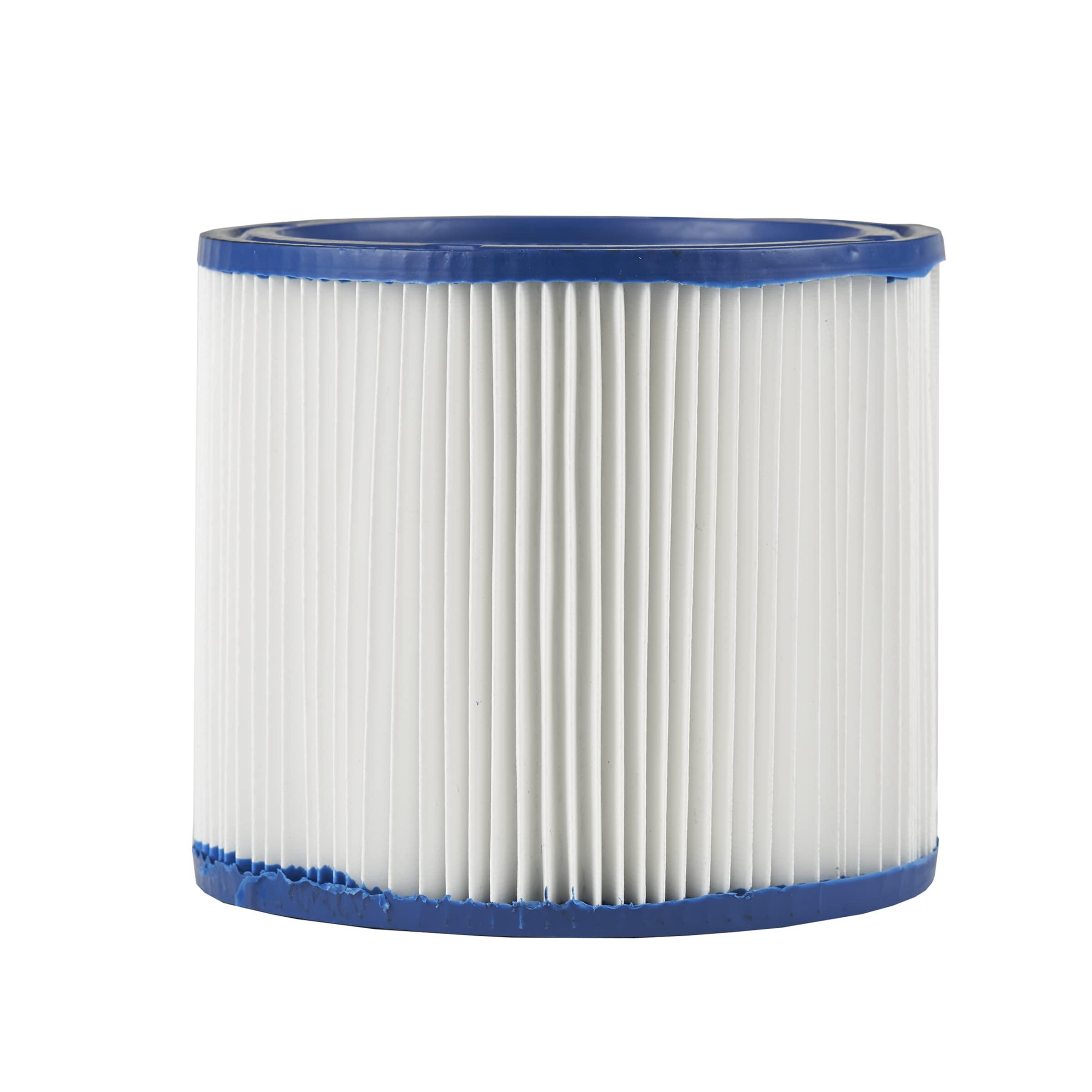 Shop-Vac Shop-Vac 9034033 HEPA Cartridge Filter, Fits Wet/Dry Shop-Vacs 5 Gallons and Above, Advanced Filtration, Ideal for Wet/Dry Use