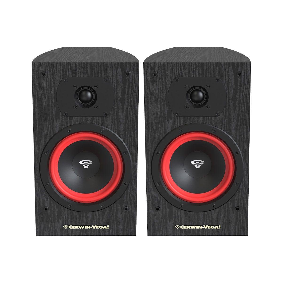 CERWIN-VEGA! CERWIN-VEGA! Home Audio LA165 6.5" 2-Way Bookshelf Speakers (Black)