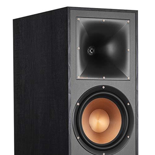 Klipsch Klipsch Reference R-820F Floorstanding Speaker for Home Theater Systems with 8” Dual Woofers, Tower Speakers with Bass-Reflex via Rear-Firing Tractrix Ports in Black