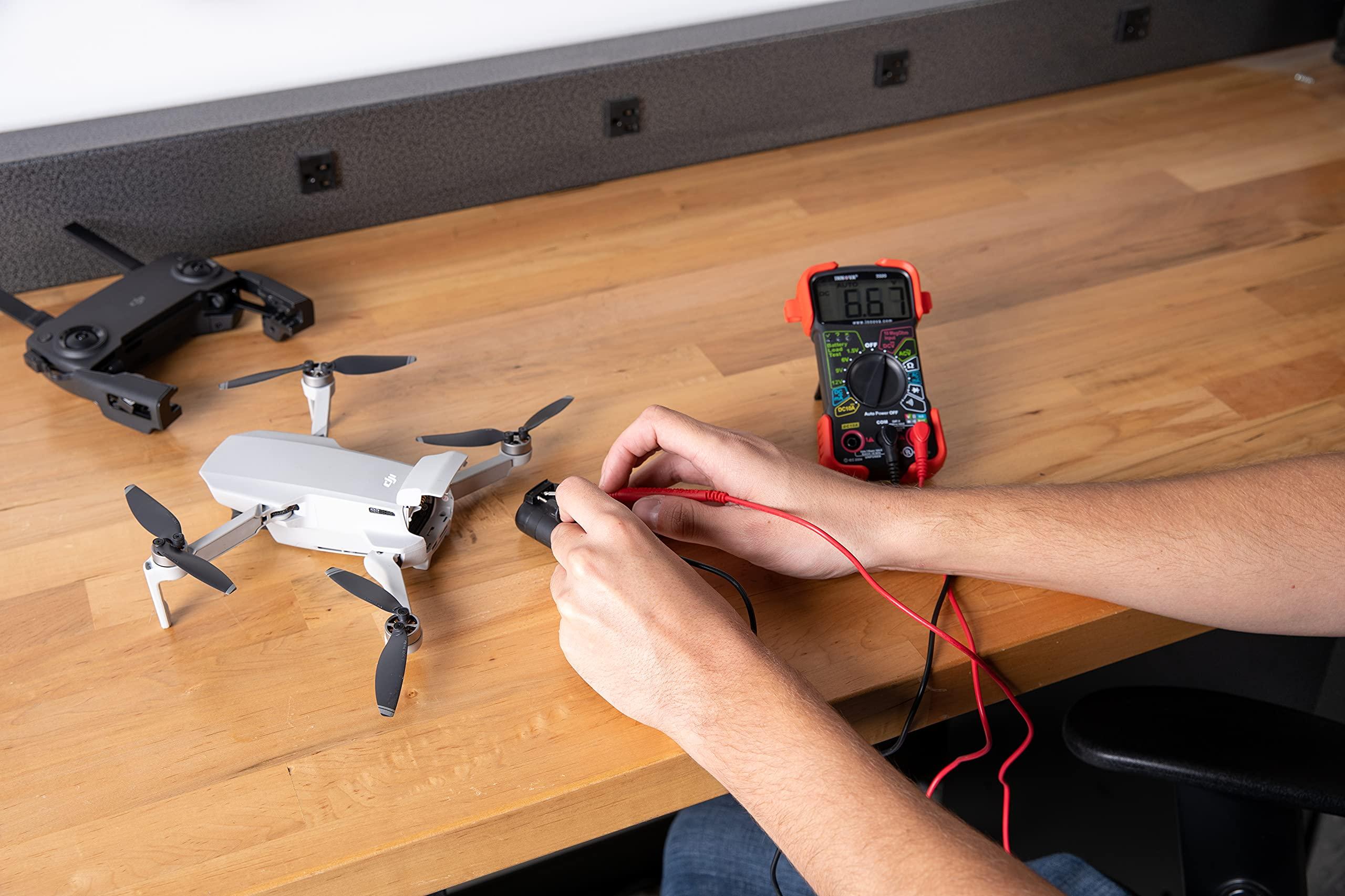 Innova INNOVA 3320 Auto-Ranging Digital Multimeter, Red & Black