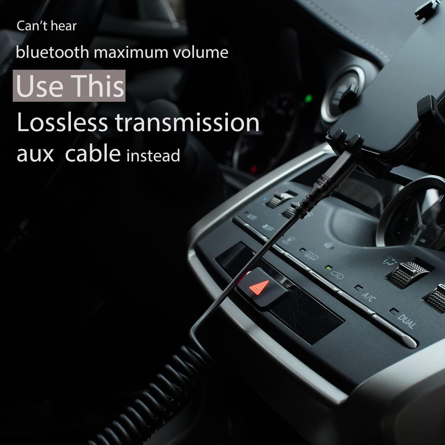 WKWZY WKWZY USB-C to Aux-Cord,4FT Male to Male 3.5mm Audio-Jack Coiled-Cable with DAC Core 24bit/96khz,Type C Plug Adapter for Android Phones/Car Stereo/Portable Speaker