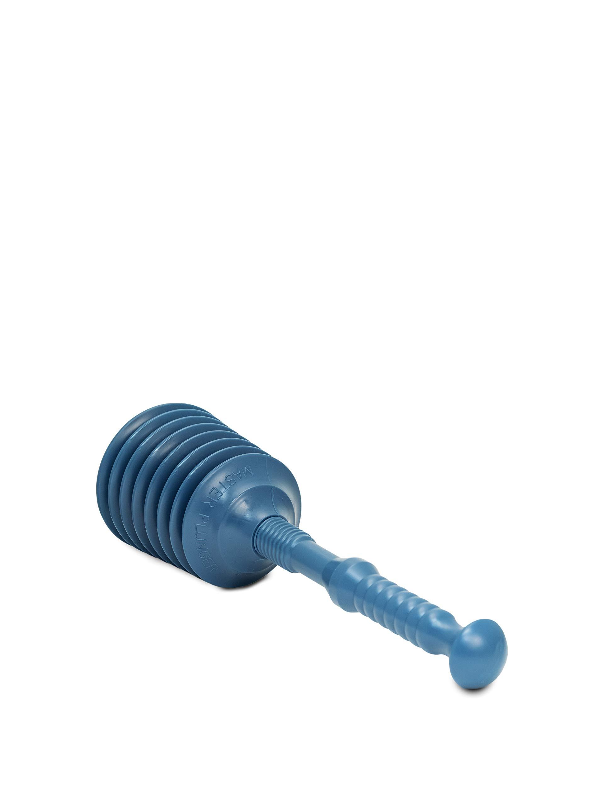 Master Plunger Master Plunger MP200 Sink & Drain Plunger for Kitchen Sinks, Bathroom Sinks, Showers, Bathtubs, and Waste Pipes. Strong Heavy Duty Design with Large Bellows Commercial & Residential Use, Teal