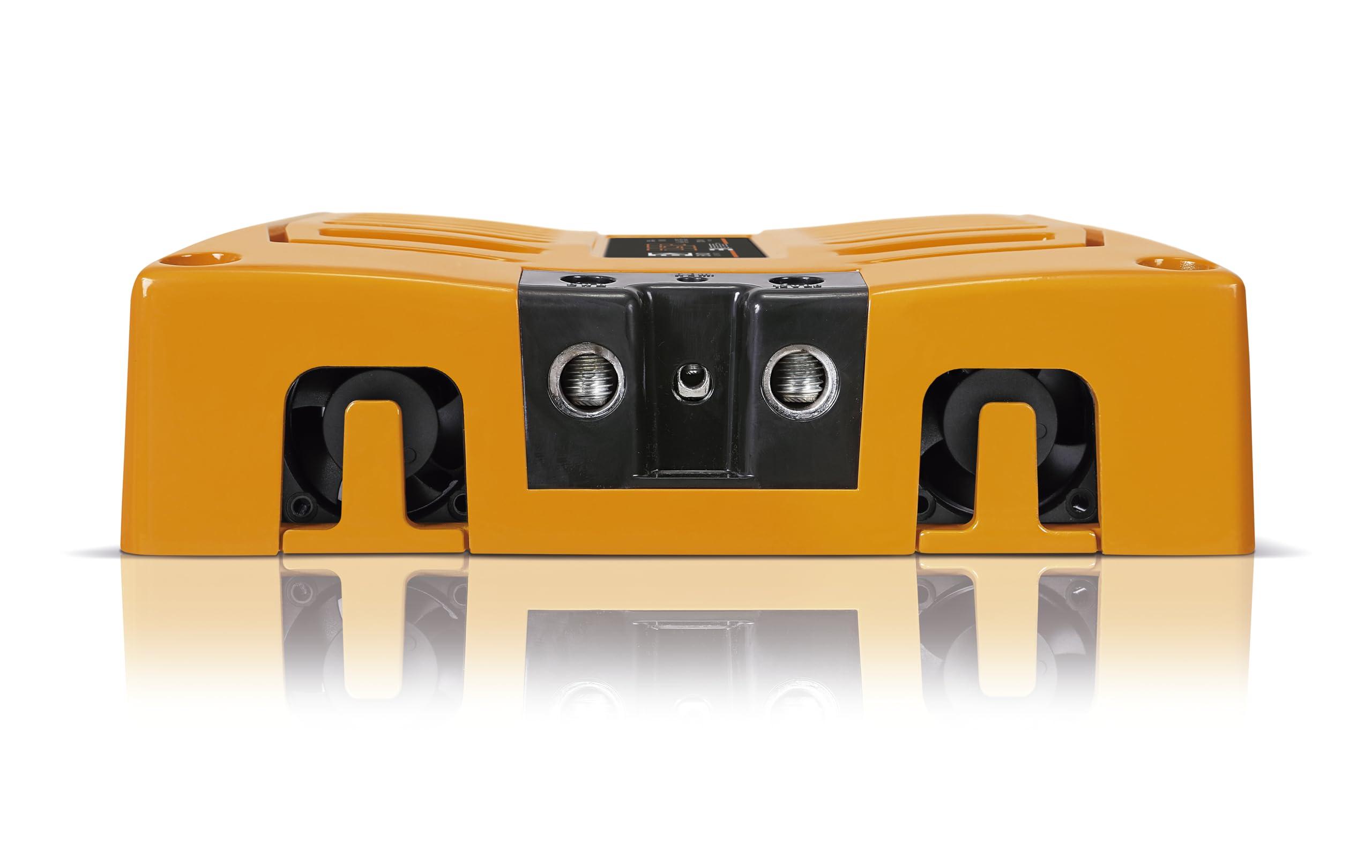 Banda Audioparts BANDA Audioparts DSP3K1ORANGEBASS Band Amplifier Module 3k1 3000wrms 1-Ohm 1 Channel Car Audio Amp DSP BASS Model with 3 Limiter Integrated Level Positions - DSP3K1ORANGE